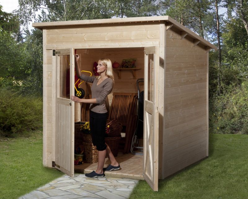 Gartenhaus mit Doppeltür