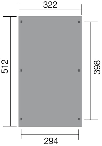 Weka Einzelcarport 617