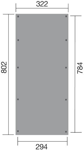 Weka Einzelcarport 617