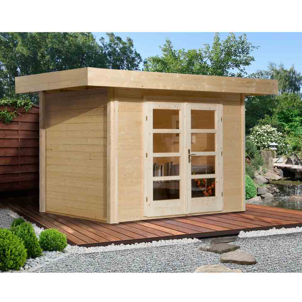 Gartenhaus Flachdach