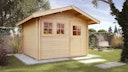Vorschaubild Weka 45 mm Gartenhaus 139 A mit Vordach (60 cm)