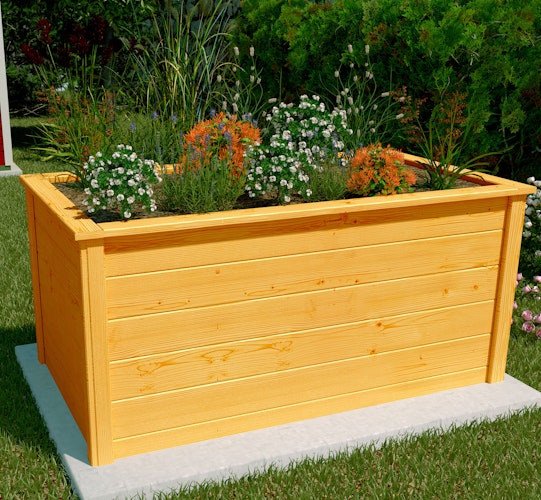 Weka Hochbeet B 139 x T 78 - 650 l -Eiche hell lasiert - Aktionsangebot Weka Hochbeet B 139 x T 78 - 650 l -Eiche hell lasiert - Aktionsangebot