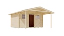 Vorschaubild Weka 28 mm Gartenhaus 110 A mit Vordach (200 cm)
