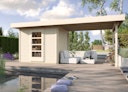 Vorschaubild Weka Gartenhaus Designhaus wekaLine 172 B mit Anbau (295 cm)