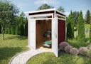 Vorschaubild Weka Gartenhaus 265 mit Oberlichtern - 21 mm