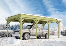 Weka Carport 609 mit Massivholzdach Weka Carport 609 mit MassivholzdachZubehörbild