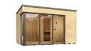 Vorschaubild Weka Design-Saunahaus Cubilis inkl. Elementsauna 45/68 mm