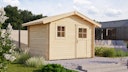 Vorschaubild Weka Gartenhaus Premium28 FT mit Vordach (20 cm) - 28 mm
