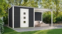 Vorschaubild Weka Designhaus 413 B 45 mm inkl. 300 cm Anbau
