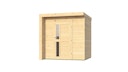 Vorschaubild Weka Design Gartenhaus 262 C mit Design-Einzeltür - 21 mm