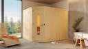 Weka Elementsauna Varberg 4 Familiensauna - 68 mm