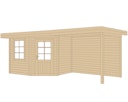 Vorschaubild Weka Designhaus 213 B 28 mm inkl. 300 cm Anbau