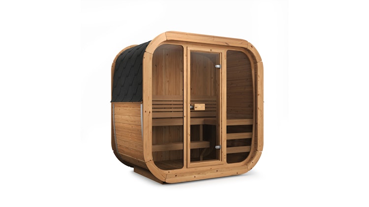 Weka Design Saunahaus Laadi 1 mit Thermoholz - 28/42 mm Weka Design Saunahaus Laadi 1 mit Thermoholz - 28/42 mm