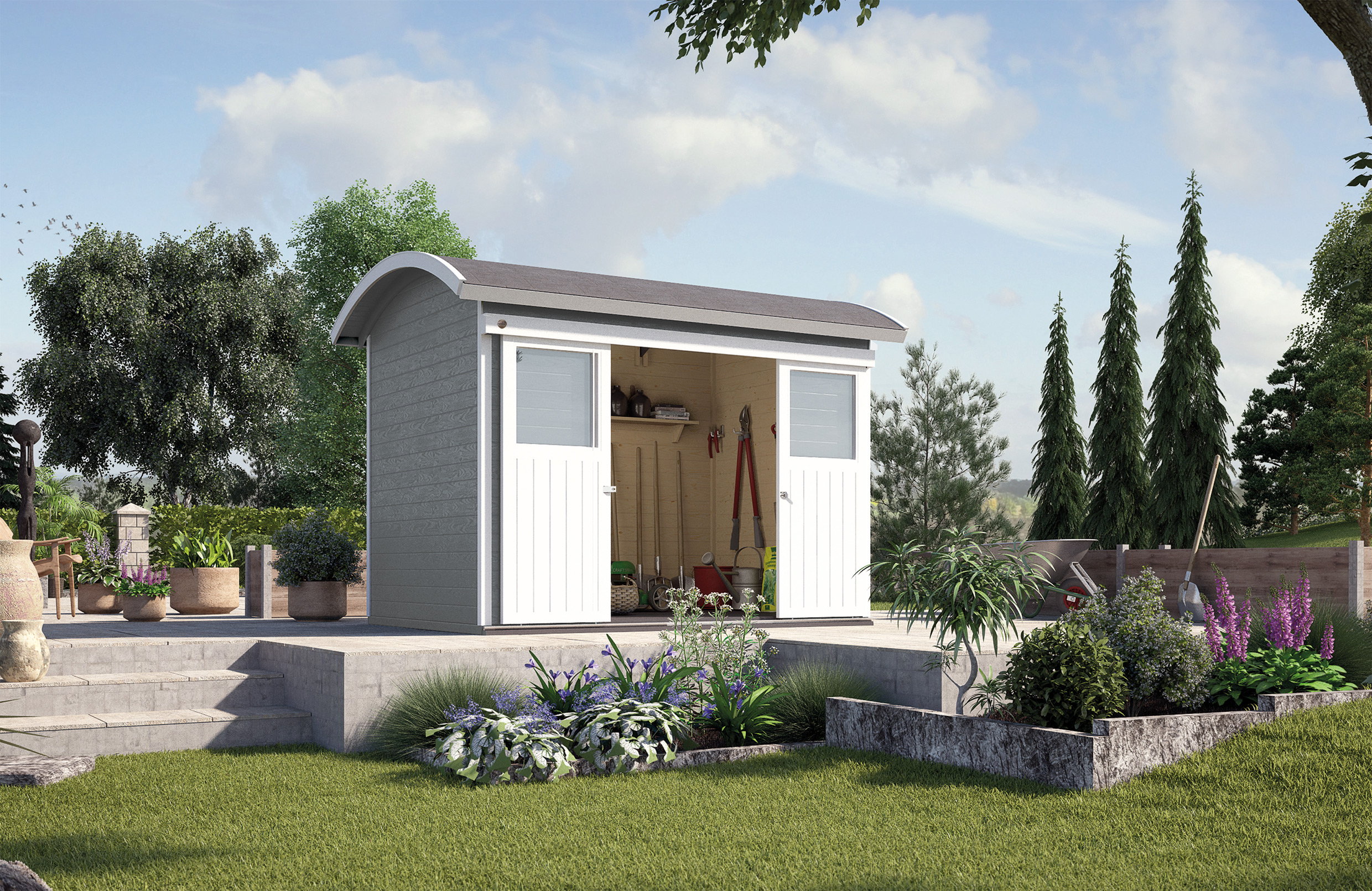 Weka 21 mm Schiebetürhaus 228