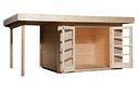 Vorschaubild Weka Designhaus 126 A+ inkl. 150 cm Anbau und extra hoher Tür - 28 mm