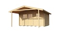 Vorschaubild Weka 28 mm Gartenhaus 111 A mit Vordach (200 cm)