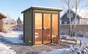Vorschaubild Weka Saunahaus Kaapi 1 mit Ganzglasfront - 40 mm inkl. gratis Sauna-Set im Wert von 70,99 €