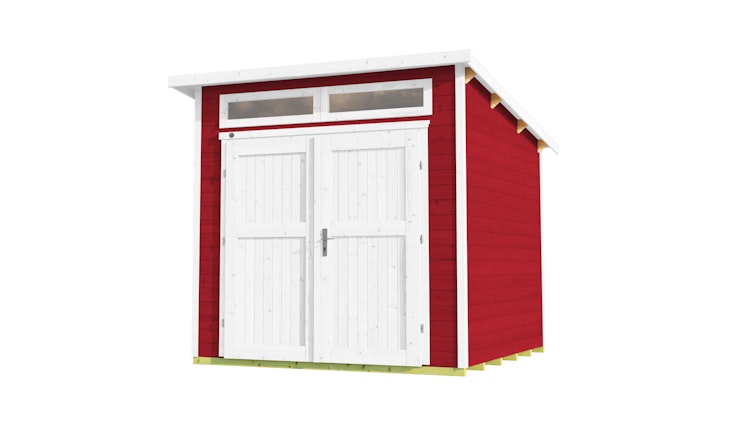 Weka Gartenhaus 264 mit Oberlichtern - 21 mm