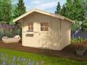 Vorschaubild Weka 45 mm Gartenhaus 131 mit Vordach (60 cm)