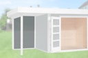 Vorschaubild Weka Rückwand für Anbau 150 cm für Designhaus 126 und 172