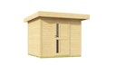 Vorschaubild Weka Gartenhaus Designhaus 172 mit Vordach (50 cm) und Design-Einzeltüre
