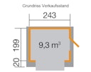 Vorschaubild Weka 19 mm Marktstand Verkaufshaus 221