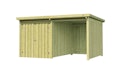 Vorschaubild Weka 20 mm Flachdachschuppen Lagerhaus 607 2