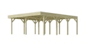 Vorschaubild Weka Doppelcarport mit Dachbegrünung 644 x 718 cm - kesseldruckimprägniert