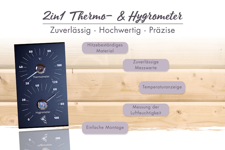 Karibu Sauna Zubehörset Premium 5-teilig