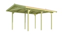 Vorschaubild Weka Satteldachcarport 611 (Holzcarport)