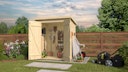 Vorschaubild Weka Gartenhaus Mori mit Pultdach - 13 mm