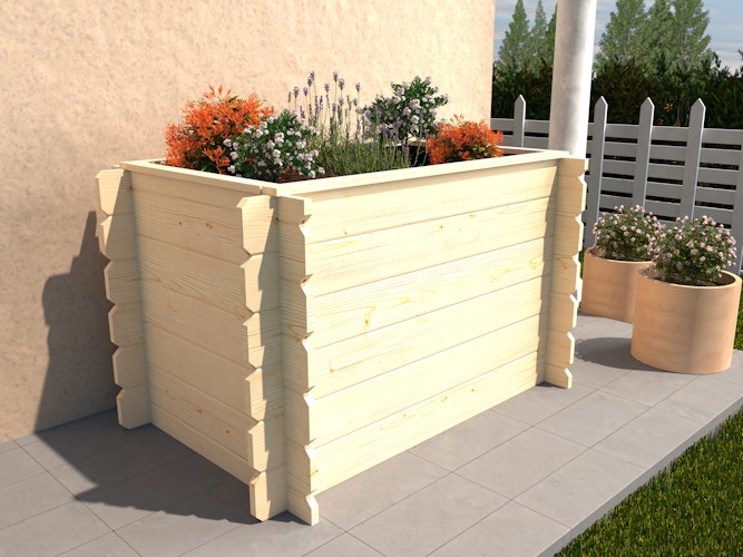 Weka Hochbeet 669 D naturbelassen B 100 x T 60 x H 69 cm - 400 l Weka Hochbeet 669 D naturbelassen B 100 x T 60 x H 69 cm - 400 l
