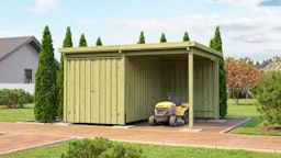 Weka 20 mm Flachdachschuppen Lagerhaus 607 2 Weka 20 mm Flachdachschuppen Lagerhaus 607 2Zubehörbild