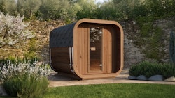 Weka Design Saunahaus Laadi 3 mit Thermoholz - 28/42 mm