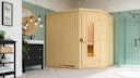 Vorschaubild Weka Elementsauna Varberg 3 Familiensauna - 68 mm