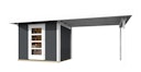 Vorschaubild Weka Gartenhaus Designhaus wekaLine 172 B mit Anbau (295 cm)