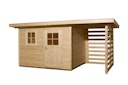 Vorschaubild Weka 28 mm Gartenhaus 170 A mit Anbau (150 cm)