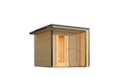 Vorschaubild Weka Design Gartenhaus Pure Garden Amberley mit Design-Doppeltür - 28 mm