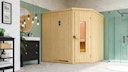 Vorschaubild Weka Elementsauna Varberg 3 - 68 mm Sparset 1 inkl. 7,5 kW Ofen mit Steuergerät
