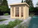 Vorschaubild Weka Gartenhaus 172 mit Fensterfront - 21 mm