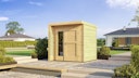 Vorschaubild Weka Design Gartenhaus 262 B mit Design-Doppeltür - 21 mm