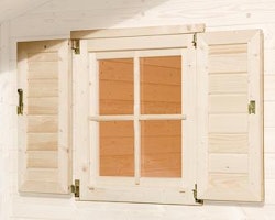 Weka Fensterladen 2- teilig für Weka Weekendhaus 138