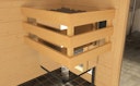 Vorschaubild Weka Sauna Valida Gr. 1 mit Glastür - Massivholzsauna 38 mm