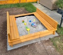 Vorschaubild Weka Sandkasten 196 B 140 x 140 cm