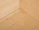Vorschaubild Weka 45 mm Gartenhaus 135 mit Vordach (60 cm)