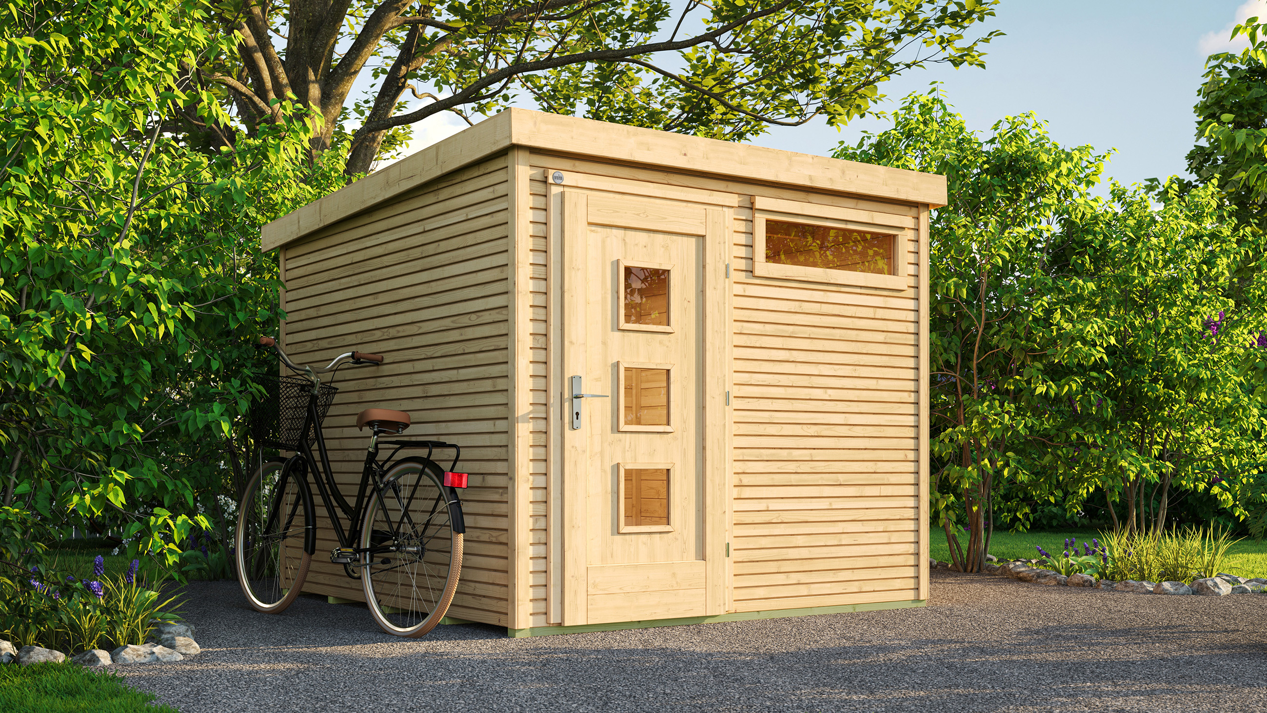 Weka Gartenhaus Designhaus wekaLine 171 - 28 mm