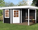 Weka Designhaus 213 A 28 mm inkl. 150 cm Anbau