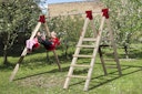 Vorschaubild Weka Tabaluga Kinderspielgerät Abenteuer-Doppelschaukel 816 A mit Podest