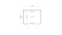 Vorschaubild Weka Design-Gartenhaus Batu - 28 mm - Modern Storage