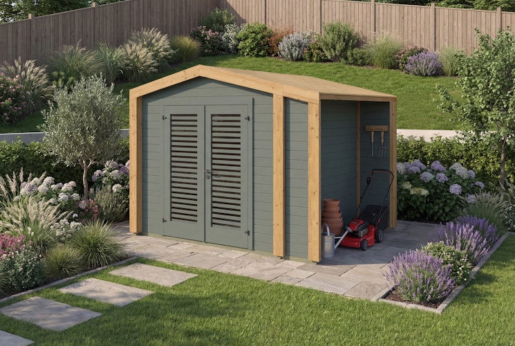 Weka Mehrzweck-Gartenhaus Killarney - 19/28 mm